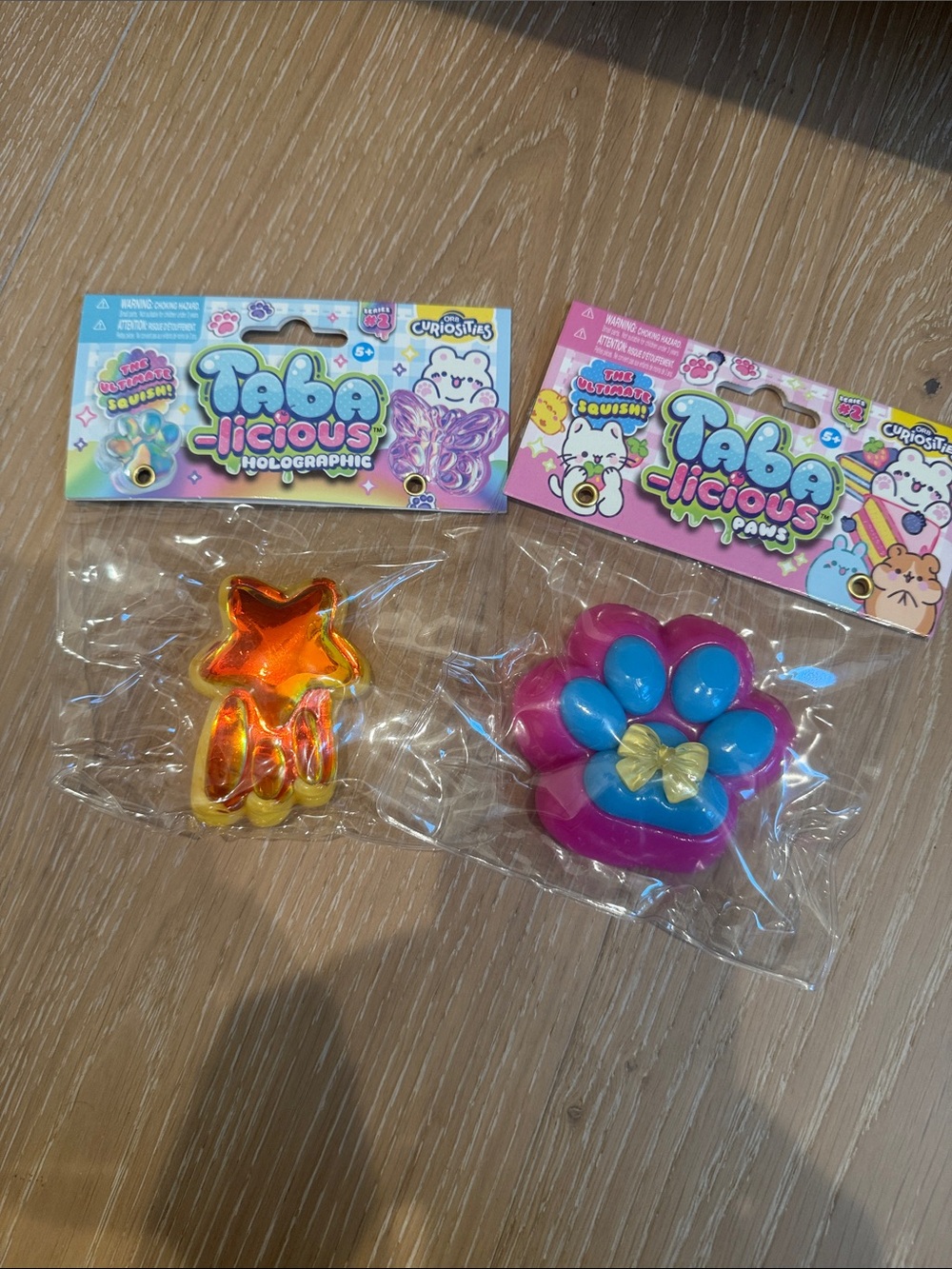 Viral Squishy Toy - Taba Paw and Taba Hologtaphic Star